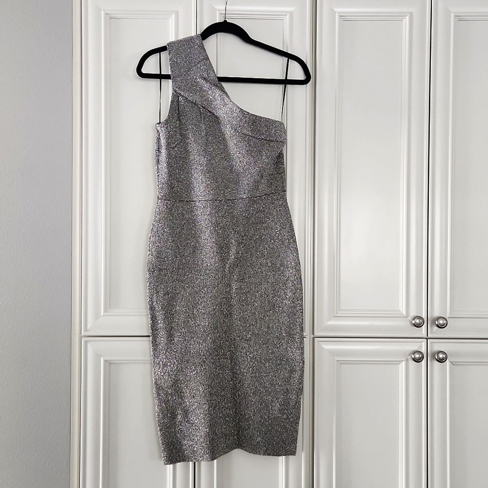 a-NWT REISS | Lordes Metallic Dress - Picture 11 of 11